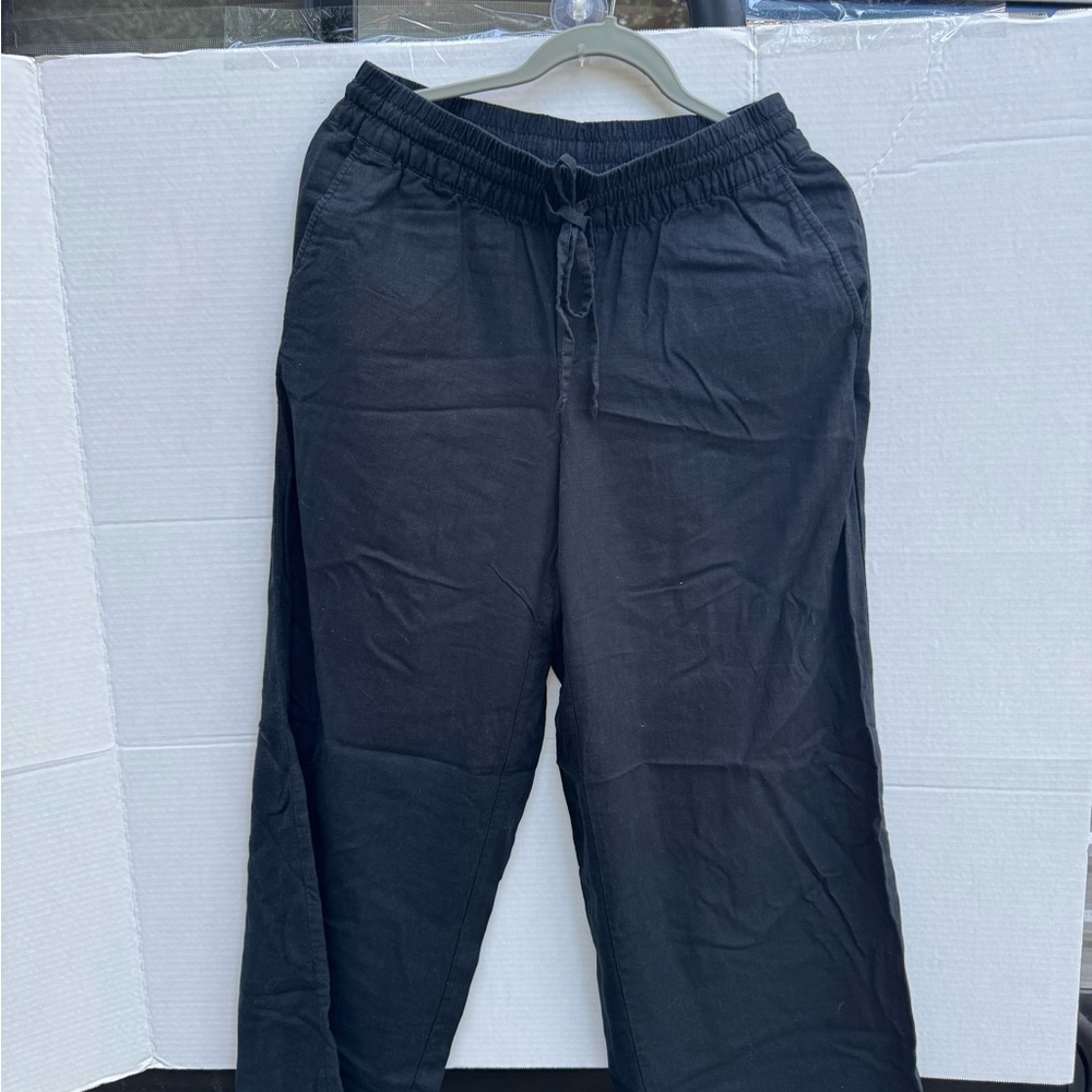 A New Day women's pull on linen blend wide leg pant